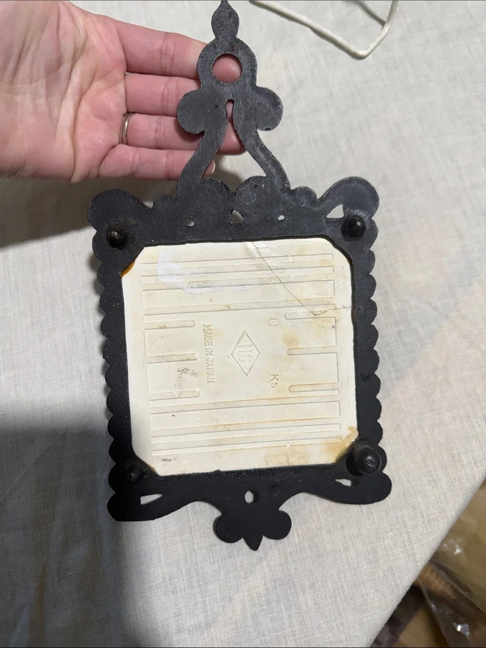 Vintage hot plate cast iron